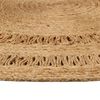 vidaXL Teppich Jute Handgeflochten 180 cm Rund