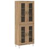 vidaXL Highboard Artisan-Eiche 69,5 x 34 x 90 cm Holzwerkstoff