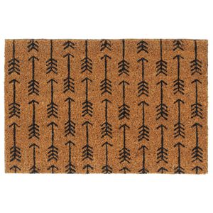vidaXL Fu&szlig;matte Natur 40x60 cm Kokosfaser Getuftet
