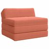 vidaXL Klappsofa Bett Rot-Orange 200 x 70 x 10 cm Cordstoff