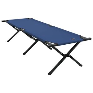 vidaXL Klapp Schlafbett f&uuml;rs Camping Blau 193 x 69 x 45 cm
