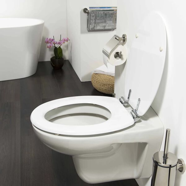 Tiger Toilettensitz Reno Absenkautomatik MDF Weiß 252350646