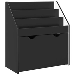 vidaXL Kinderregal Schwarz 60 x 29,5 x 69 cm Holzwerkstoff