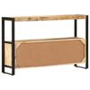 vidaXL Beistellschrank 120x30x75 cm Massivholz Mango