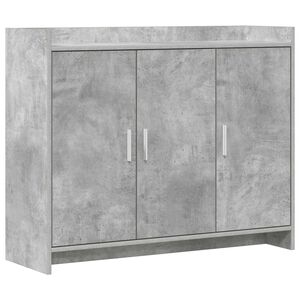 vidaXL Sideboard Betongrau 98,5 x 33 x 80 cm Holzwerkstoff