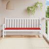 vidaXL Gartenbank-Auflage Rot 200x50x4 cm Oxford-Gewebe