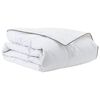vidaXL Winterbettdecke 140 x 220 cm Winter Feder Wei&szlig; Atmungsaktiv