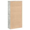vidaXL Bücherregal Betongrau 60x24x120 cm Holzwerkstoff