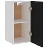 vidaXL H&auml;ngeschrank Schwarz 29,5x31x60 cm Holzwerkstoff