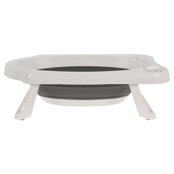 Bathroom Solutions Baby-Badewanne Faltbar Wei&szlig; und Grau