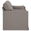vidaXL Sofa Taupe Gesamtabmessungen: 158 x 78 x 80 cm (B x T x H) Samt