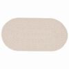 vidaXL Teppich ZIZUR Creme 150 x 80 cm Polypropylen