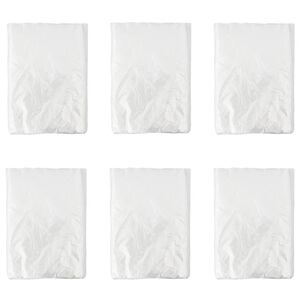 vidaXL Staubblatt 6 pcs Transparent 400 x 500 cm HDPE