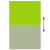 vidaXL Verdunkelungsrollo Gr&uuml;n 165x230cm Stoffbreite 161,6cm Polyester