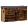 vidaXL Schuhbank Altholz-Optik 82x32x45,5 cm Holzwerkstoff
