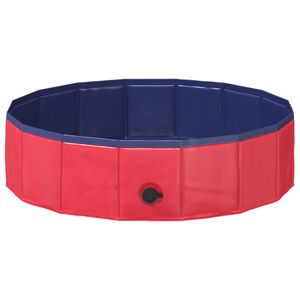 vidaXL Kinder Schwimmbecken Rot &Oslash; 80 x 20 cm