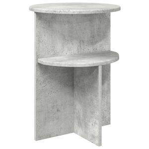 vidaXL Beistelltisch Betongrau &Oslash; 39,5 x 55 cm Holzwerkstoff