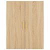 vidaXL Highboard Sonoma-Eiche 69,5x34x180 cm Holzwerkstoff