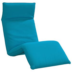 vidaXL Sonnenliege Klappbar Hellblau 175x54x8,5 cm Oxford-Gewebe