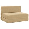 vidaXL Klappsofa Bett Gr&uuml;n Grau 100 x 80 x 60 cm Stoff