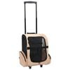 vidaXL Trolley f&uuml;r Haustiere 3-in-1 Faltbar Sandfarben