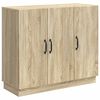 vidaXL Sideboard Sonoma-Eiche 89 x 34,5 x 77 cm Holzwerkstoff