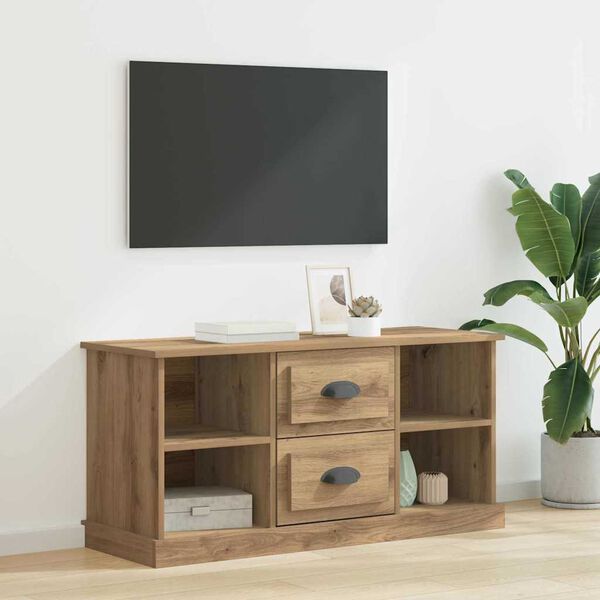 vidaXL TV-Schr&auml;nk Artisan-Eiche 99,5 x 35,5 x 48 cm Holzwerkstoff