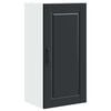 vidaXL Wandschrank PORTO Schwarz 40 x 31 x 80 cm Holzwerkstoff