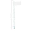 vidaXL Fahnenmast Aluminium 6,2 m