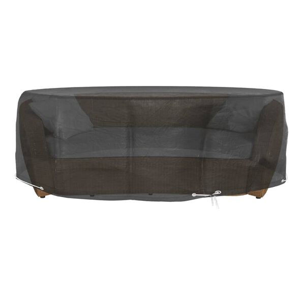 vidaXL Abdeckungen f&uuml;r Lounge-Insel 2 Stk. 8 &Ouml;sen &Oslash;188x50 cm Rund