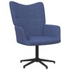 vidaXL Relaxsessel Blau Stoff