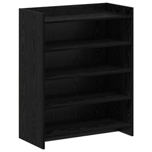 vidaXL Schuhschrank Schwarze Eiche 73,5 x 36 x 92 cm Holzwerkstoff
