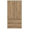 vidaXL Badezimmerschrank mit Speicher Artisan-Eiche 79,5 x 49 x 156 cm