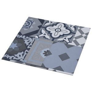 vidaXL Selbstklebende Bodenplanken Buntes Muster 30,5 x 30,5 cm