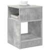 vidaXL Beistelltisch 2 pcs Beton Grau 30,5 x 30 x 45 cm Holzwerkstoff