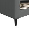 vidaXL Tagesbett Dunkelgrau 100x200 cm Stoff