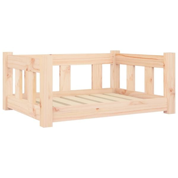 vidaXL Hundebett 65,5x50,5x28 cm Massivholz Kiefer