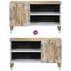 vidaXL TV-Schrank 80x31,5x46 cm Massivholz Mango