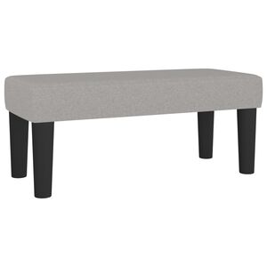 vidaXL Sitzbank Hellgrau 70x30x30 cm Stoff