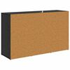 vidaXL Sideboard Schwarz Eichen-Optik 100 x 30 x 59,5 cm Holzwerkstoff