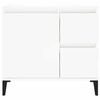 vidaXL Badschrank Weiß 65x33x60 cm Holzwerkstoff