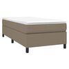 vidaXL Boxspringbettgestell Taupe 90x190 cm Stoff