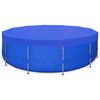 vidaXL Poolabdeckung PE Rund 460 cm 90 g/m&sup2;