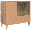 vidaXL Waschbeckenunterschrank Artisan-Eiche 65x33x60 cm Holzwerkstoff