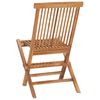 vidaXL 9-tlg. Garten-Essgruppe Klappbar Massivholz Teak