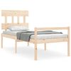 vidaXL Seniorenbett ohne Matratze Einzelbett Massivholz