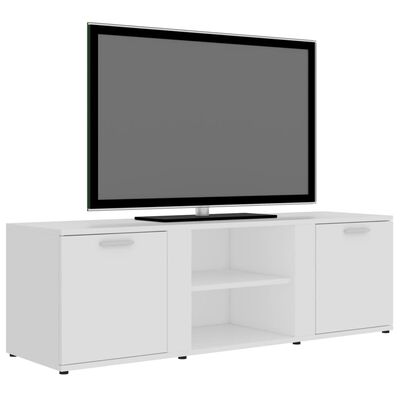 vidaXL TV-Schrank Weiß 120x34x37 cm Holzwerkstoff