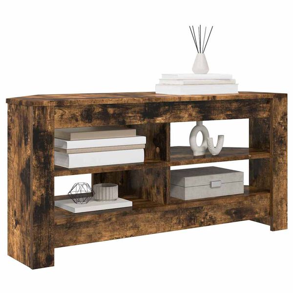 vidaXL EckTVSchrank Ger&auml;ucherte Eiche 102 x 40,5 x 45 cm Holzwerkstoff