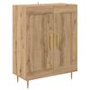 vidaXL Highboard 2 pcs Artisan-Eiche Holzwerkstoff