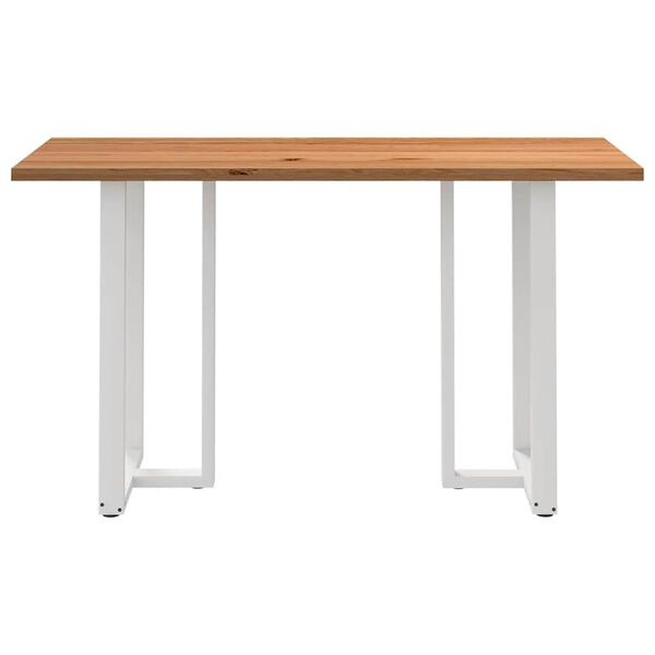 vidaXL Bartisch Hellbraun 200x80x112 cm Massivholz Eiche Rechteckig